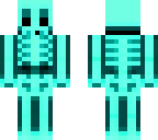 glowing skeleton