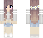 pastel blue girl in shorts