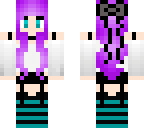 purple turquoise and all