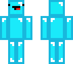 blue shiny slime man