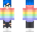 *** but with blue hair