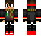 lachlan with christmas scarf and headphones