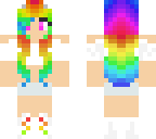 rainbow girl