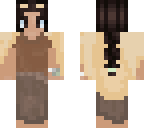 tribal orange skin