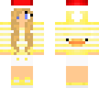 xmas duck girl