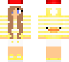 xmas duck girl