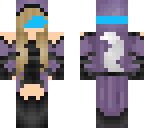blue masked witch wolf girl