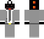 black yoshi in gray suit