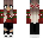 christmas wolf girl