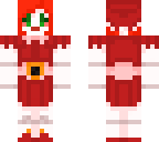 circus baby with a christmas hat