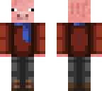 warmly dressed piggy
