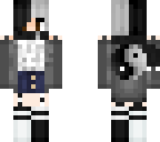 black white