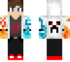 blue and red