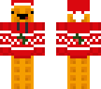 christmas waffle