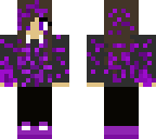 purple fire girl