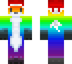rainbow fox for christmas