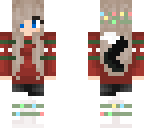 christmas wolf skin