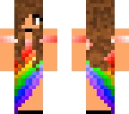 rainbow girl