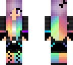rainbow girl with jacket