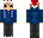 tom in x-mas cloths and hes not happy