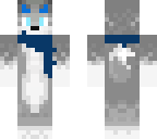 wolf with scarf