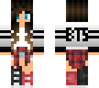 brown hairs bts girl