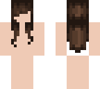 brunette girl template