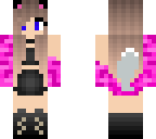 cute pink wolf girl