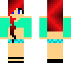 red haired beach girl -fixed