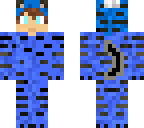 blue chistmas tiger