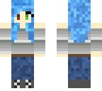 blue girl