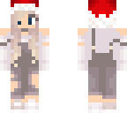 girl with overalls for christmas