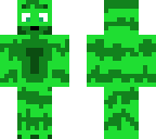 green cat with headset