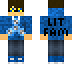 lit fam but blue