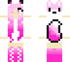 pink arctic fox girl
