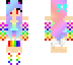 rainbow catgirl
