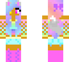 rainbow pastel lily pearl fox girl re edit