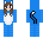 blue cat onesie