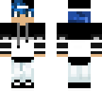 blue haired hot guy