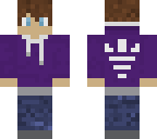 boy in purple hoodie