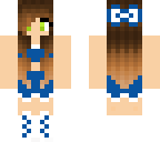 cheerleader blue
