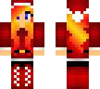 fire santa girl