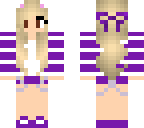 gal wit a purple bow