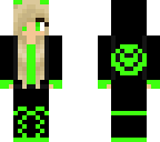 green gamer with hoodie