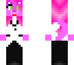 pink cat white tux
