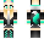 teal catgirl