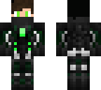 3d cool man with robot body
