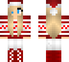 christmas girl wth blue eyes