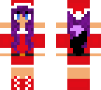 christmas wolf girl