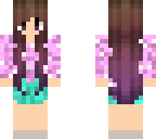 purple haired girl